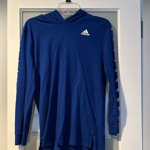 Boys Adidas hooded long sleeve shirt (Large 14/16)